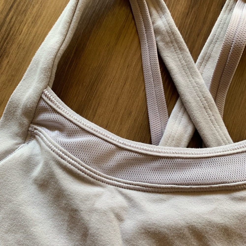 Lululemon grey yoga top